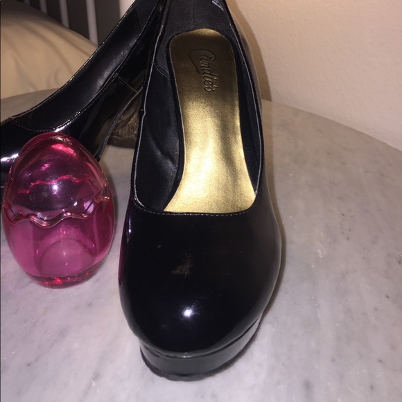 Donated Cute - Candies Black Patent Heels - Picture 4 of 7